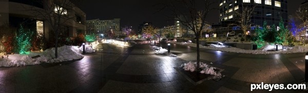 Creation of Plaza Lights: Final Result