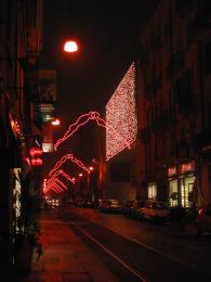 Christmas lights to Turin 