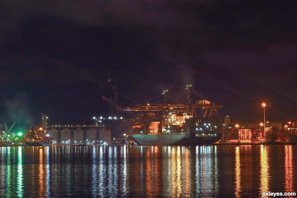 Veracruz harbor