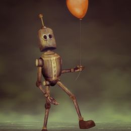 Robot and His Balloon Picture