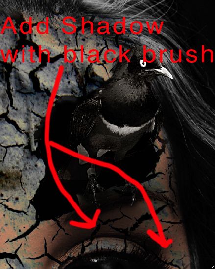 Creation of Cracked Beauty  : Step 8