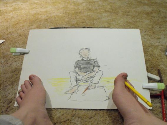 Creation of Cramped Feet. Ouch.: Step 2