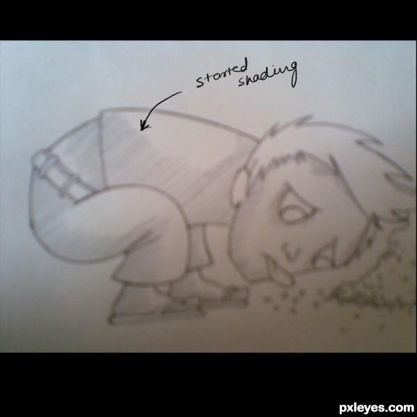 Creation of Hands Fail: Step 4