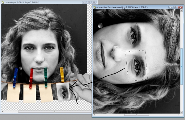 Creation of Face Off: Step 6