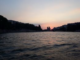 Notre Dame by sundown