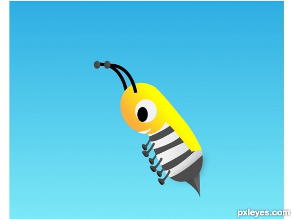 Creation of bee 90: Step 4