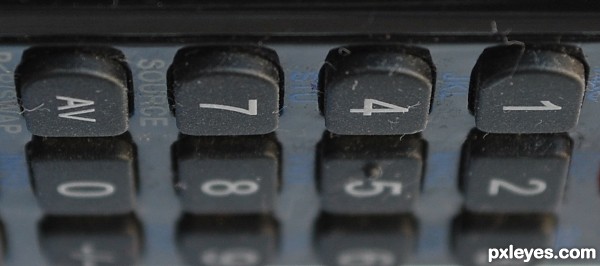 tv  numeric keypad