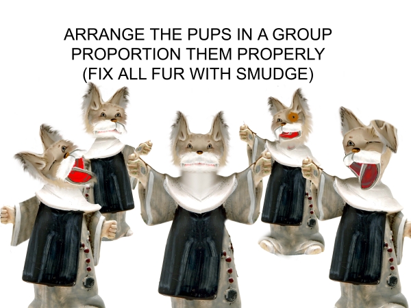 Creation of Gonna Bring You Joy "Dog Nuns": Step 11