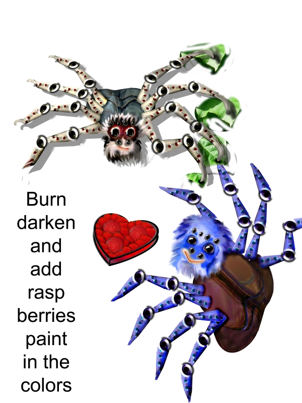Creation of Spiders in Love (Nisha CUTE): Step 14