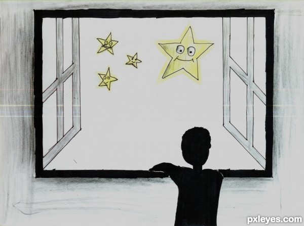 Creation of twinkle twinkle little star...: Step 3