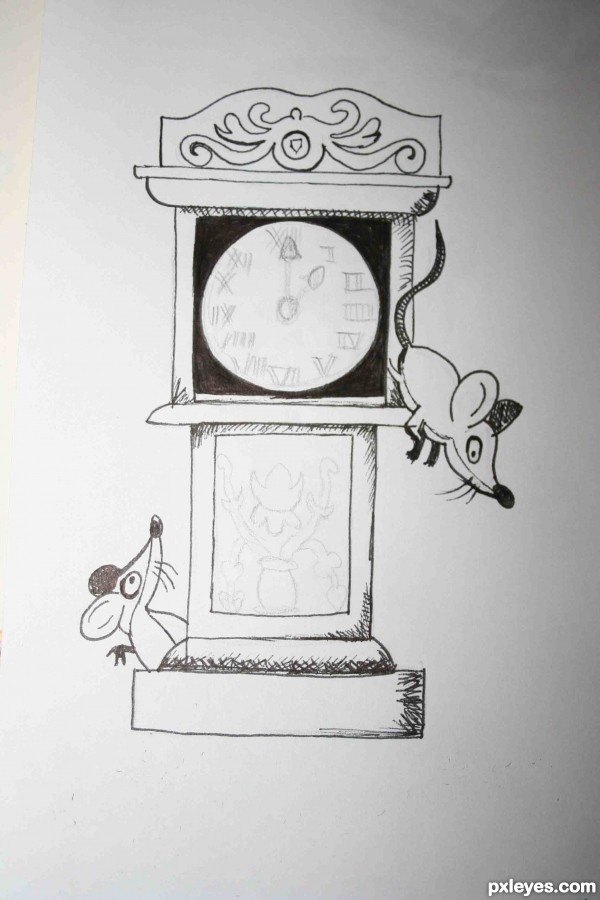 Creation of Hickory Dickory Dock: Step 2