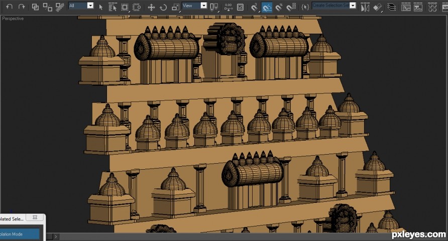 Creation of Indian Temple: Step 2