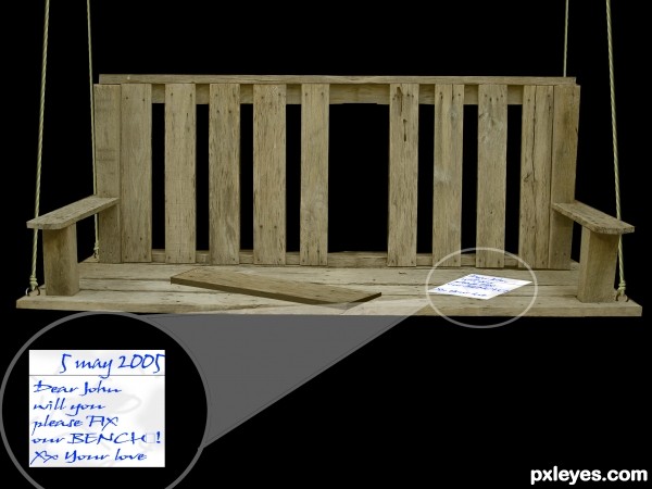 Creation of Broken Bench: Final Result