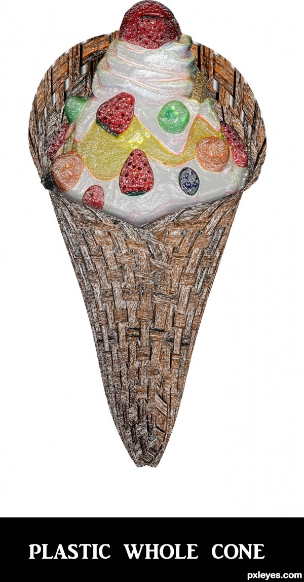 Creation of I SCREAM SPLINTERS: Step 11