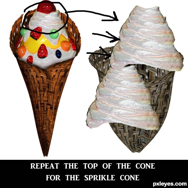 Creation of I SCREAM SPLINTERS: Step 13