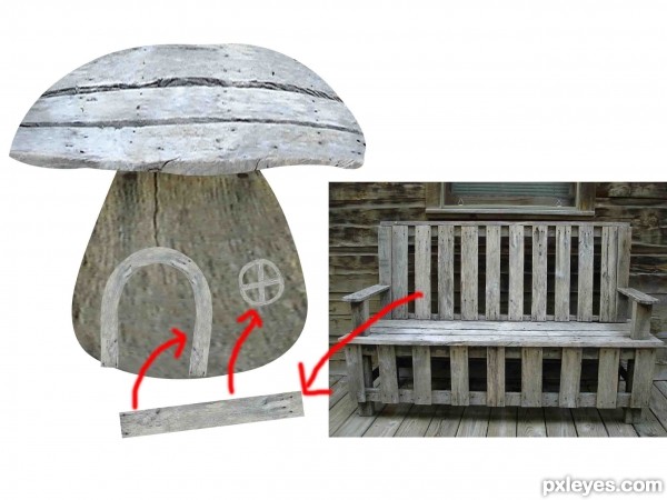 Creation of Little houses: Step 3