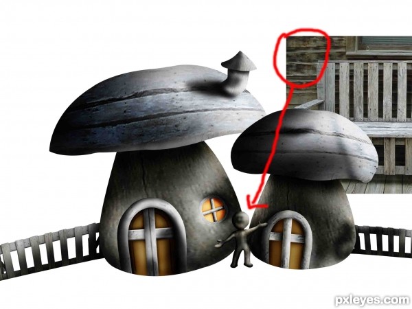 Creation of Little houses: Step 14
