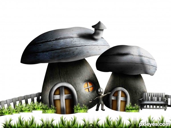 Creation of Little houses: Step 16