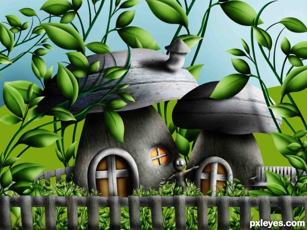 Creation of Little houses: Step 24