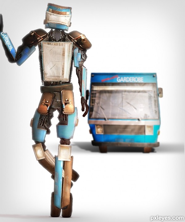 Old Robot photoshop picture)