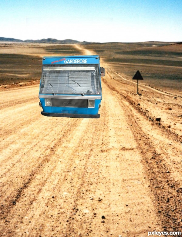 Creation of Through the Lonely Desert: Step 2
