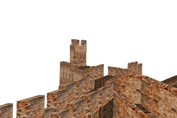 Creation of old brick castle: Step 5