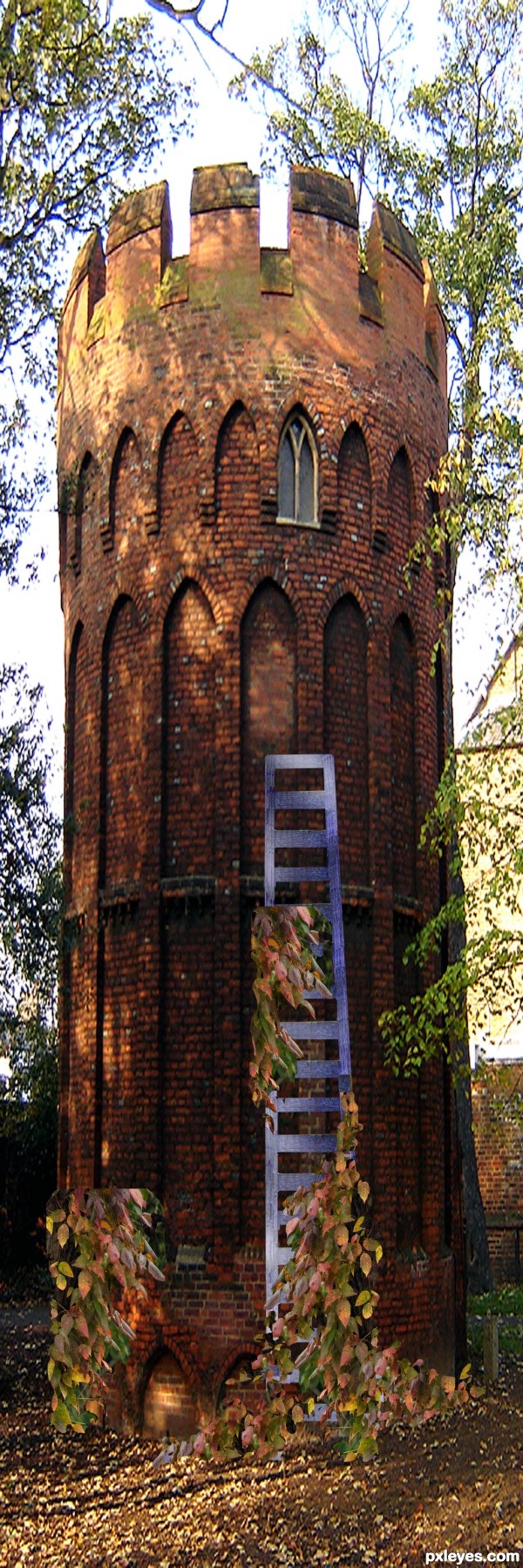 Creation of Rapunzel's Tower Revisited: Step 9