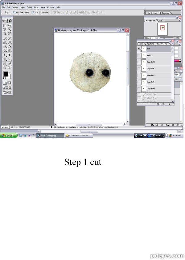 Creation of Times Up: Step 1