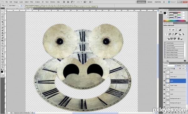 Creation of Look into my eyes: Step 5