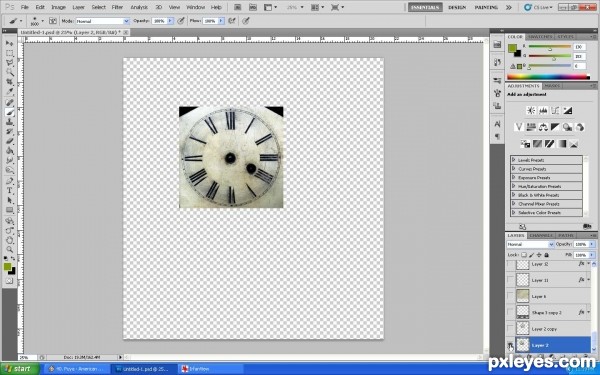 Creation of Clock: Step 1