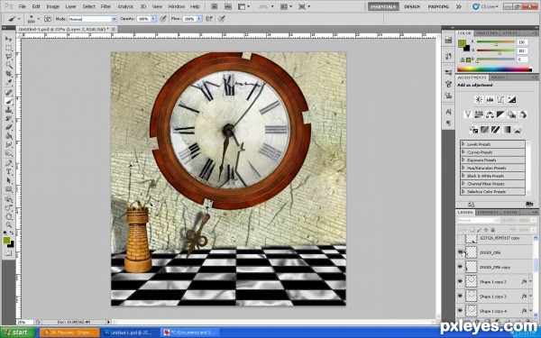 Creation of Clock: Step 8