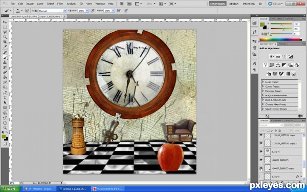 Creation of Clock: Step 9