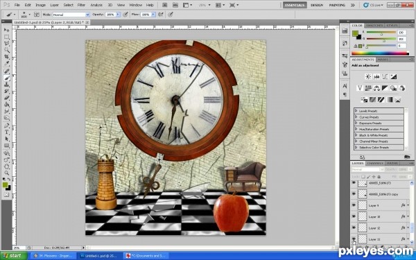 Creation of Clock: Step 10