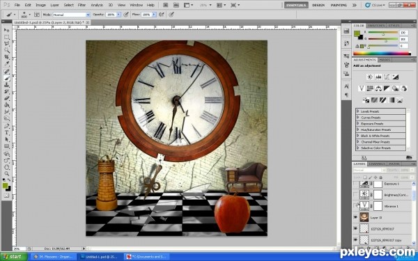 Creation of Clock: Step 11