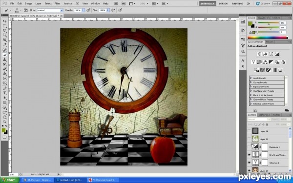 Creation of Clock: Step 12