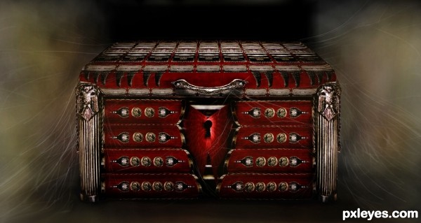 treasure chest photoshop picture)