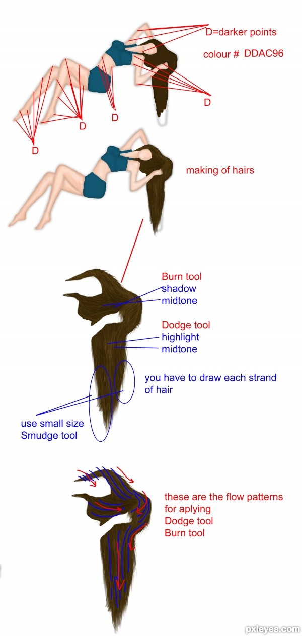 Creation of Beauty of nature: Step 2