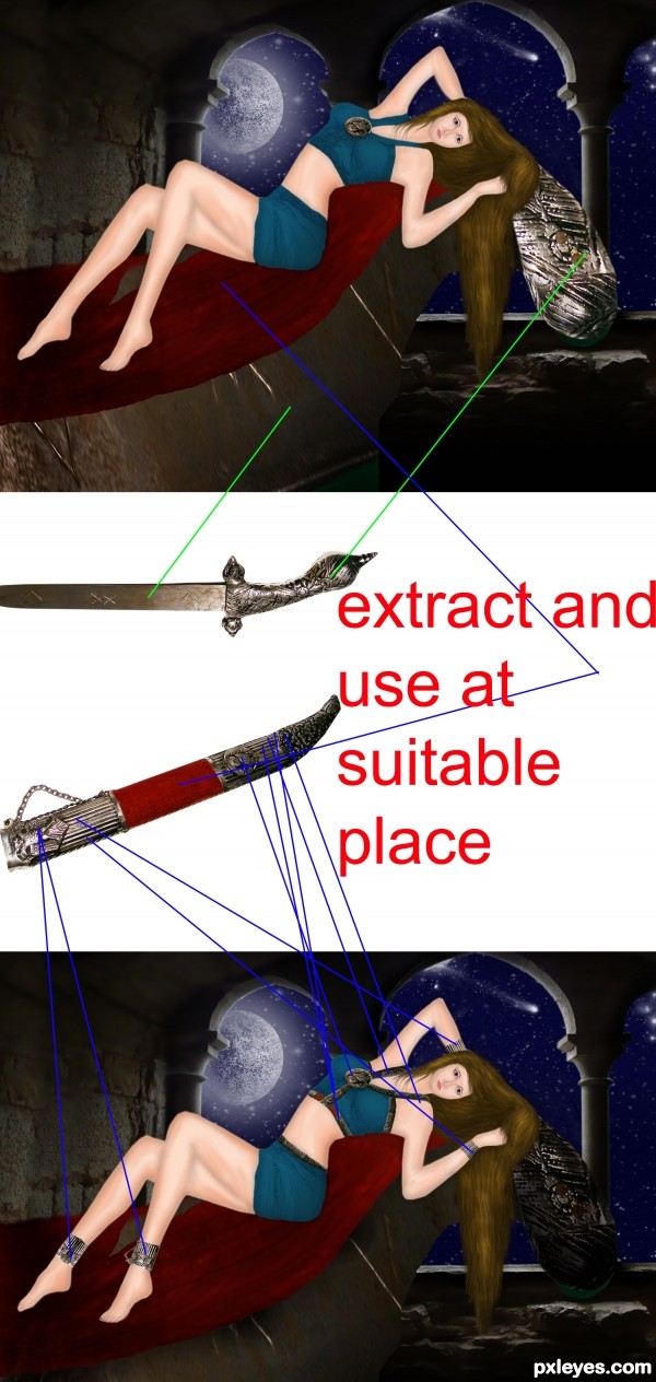 Creation of Beauty of nature: Step 9