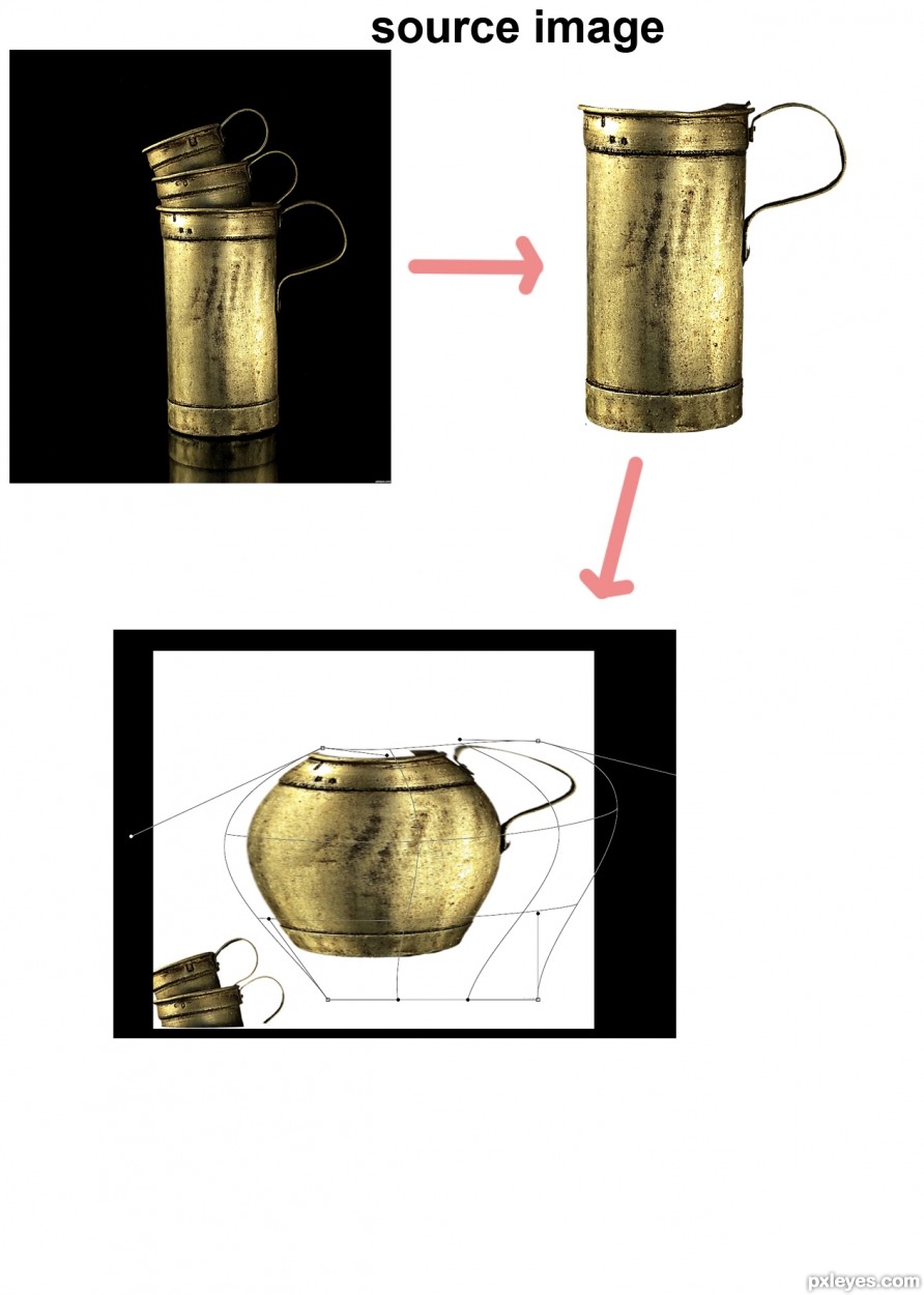 Creation of 2 pots: Step 1