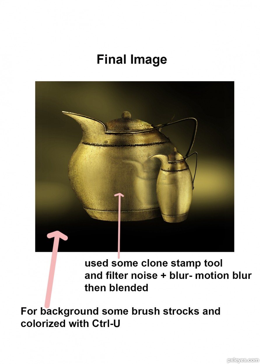 Creation of 2 pots: Step 3