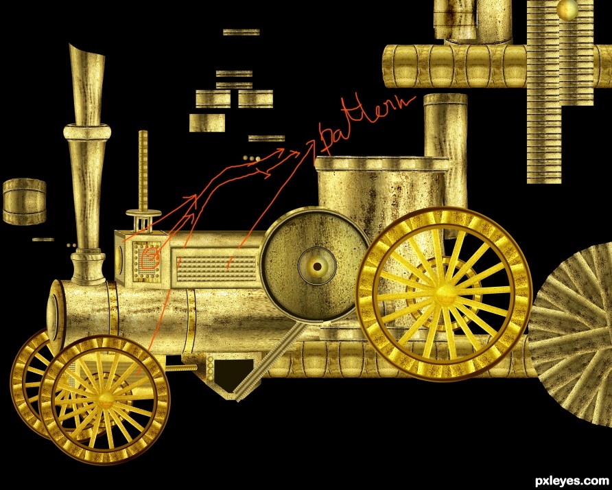 Creation of Steam engine(designer thirsty): Step 8