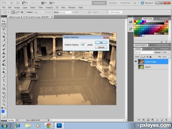 Creation of my old pool of 20 century: Step 15