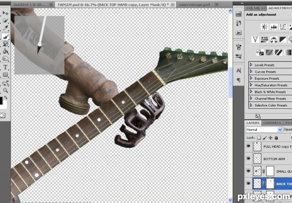 Creation of The Sky Is Crying: Step 30