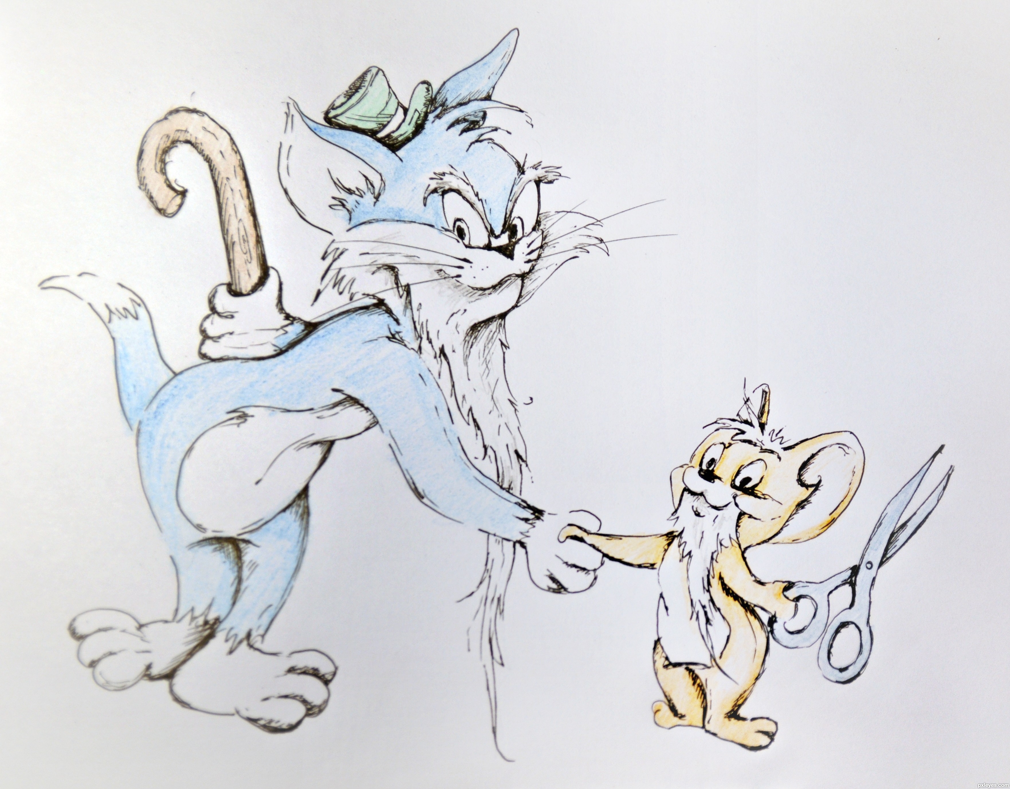 Master cartoonist who created Tom and Jerry draws his last