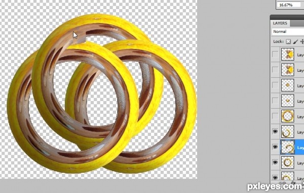Creation of Weights on Bricks Fractal Like: Step 7