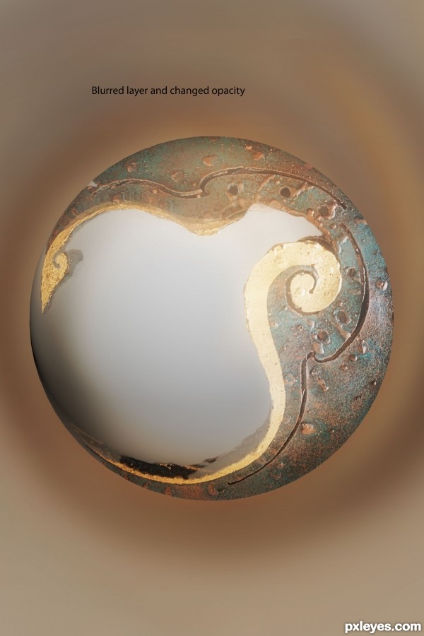 Creation of Captured Sun: Step 3