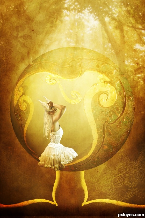 Creation of Captured Sun: Step 14