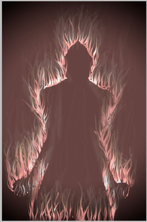 Creation of Fire-Man: Step 8
