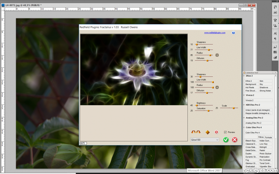 Creation of Fractalius: Step 2