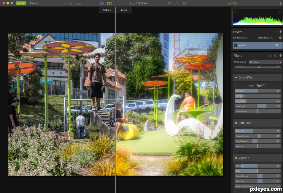 Creation of inside a fairytale: Step 2